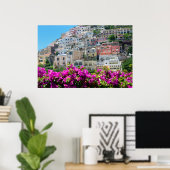 Poster Positano (Bureau à domicile)