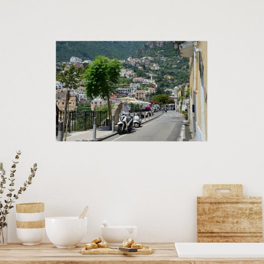 Poster Positano (Cuisine)