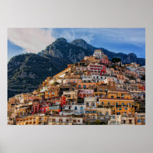 Poster Positano, Italie