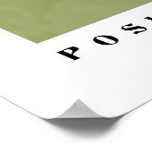 Poster Positif en arabe calligraphie minimaliste (Coin)