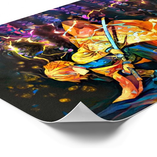 Poster Position Zenitsu 1er (Coin)