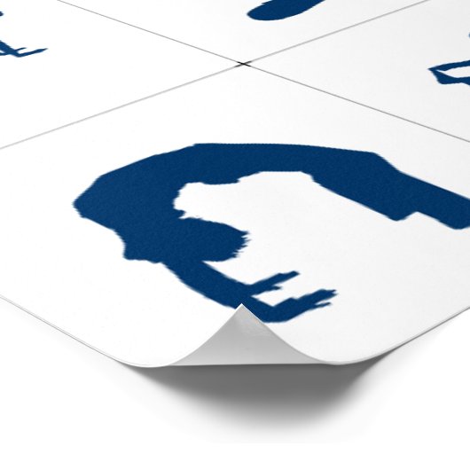 Poster Positions de yoga (Coin)