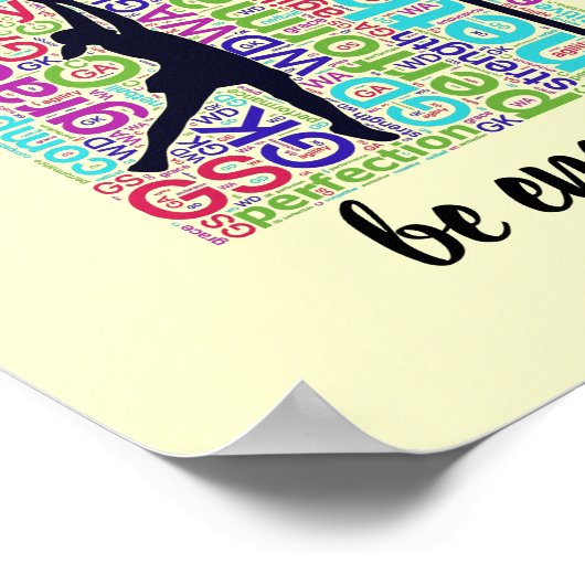 Poster Positions des joueurs et netball de devis inspirat (Coin)