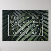 Poster Positive Affirming Future Quote Wall Print (Devant)