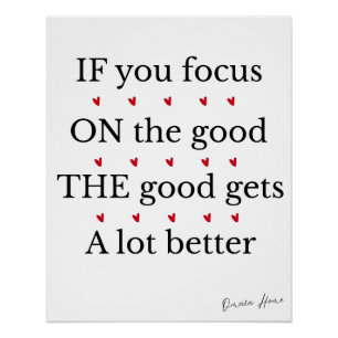 Poster Positive Quote Wall Art