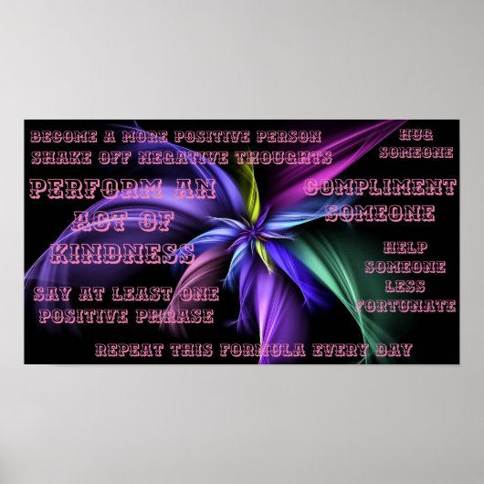 Poster Positivité (Devant)