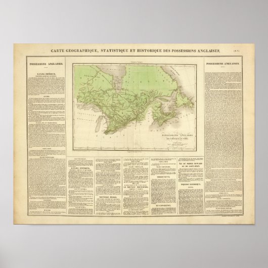 Poster possessions anglaises (Devant)