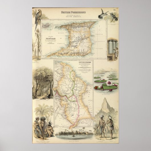 Poster Possessions britanniques sur la côte nord-est (Devant)