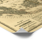 Poster Possessions coloniales hollandaises vers 1840 (Coin)