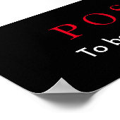 Poster Possibilités Citer l'alpiniste en haut (Coin)