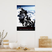 Poster Possibilités Citer l'alpiniste en haut (Cuisine)