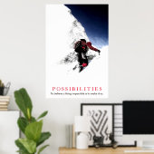 Poster Possibilités Monteur de devis en haut (Bureau à domicile)