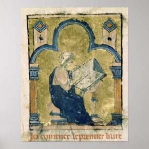 Poster Possible self portrait of William of Tyre