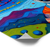 POSTER POSSUM-AUX ÉTOILES ET AU-DELÀ DE 5 (Coin)