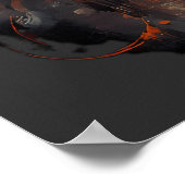 Poster Post Apocalyptic Gas Mask Toxic Grunge (Coin)