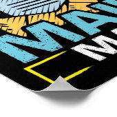 Poster Postal Worker Mail Carrier Premier Classe (Coin)