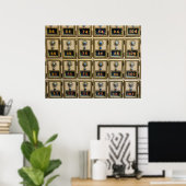 Poster Postcombinatiestakken (Thuiskantoor)