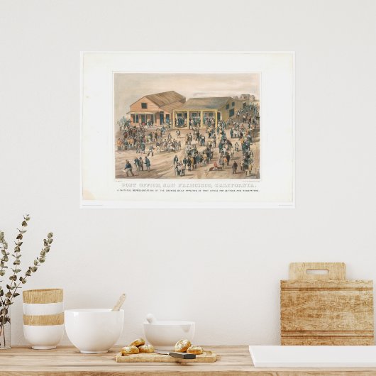 Poster Poste à San Francisco (1361A) (Cuisine)