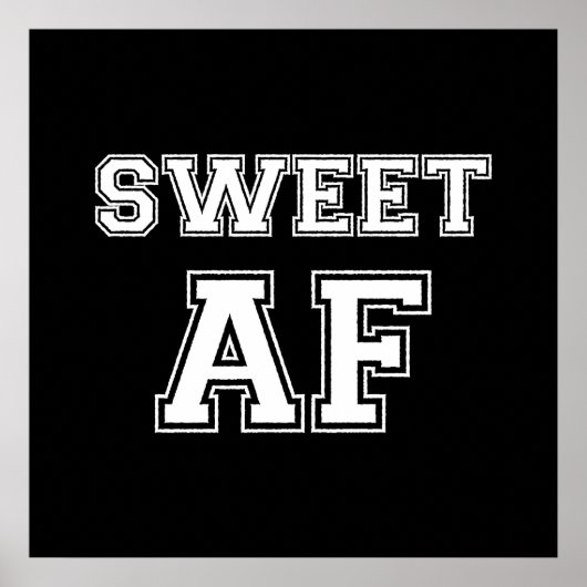 POSTER POSTE AF SUEET (Devant)