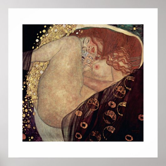 POSTER POSTE D'ART : GUSTAV KLIMT : DANAE 1907-08 (Devant)
