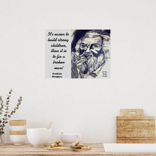 POSTER POSTE DE DEVIS DOUGLASS FREDRICK (Cuisine)
