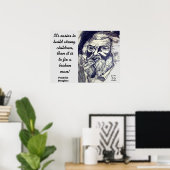 POSTER POSTE DE DEVIS DOUGLASS FREDRICK (Bureau à domicile)