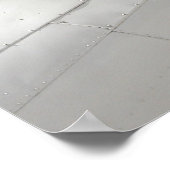 Poster Poste de pilotage d'un aéronef militaire vintage (Coin)