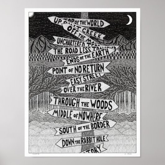 Poster Poste de signalisation #2 (Devant)