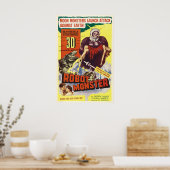 POSTER POSTE MONSTER ROBOT 3D (Cuisine)