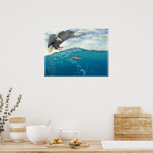 Poster Poster-Aigle (Cuisine)