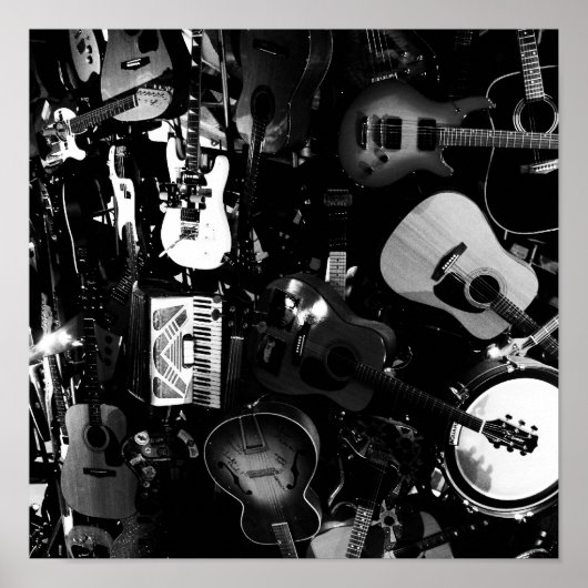 Poster Poster-Aimer les Arts-Guitares (Devant)