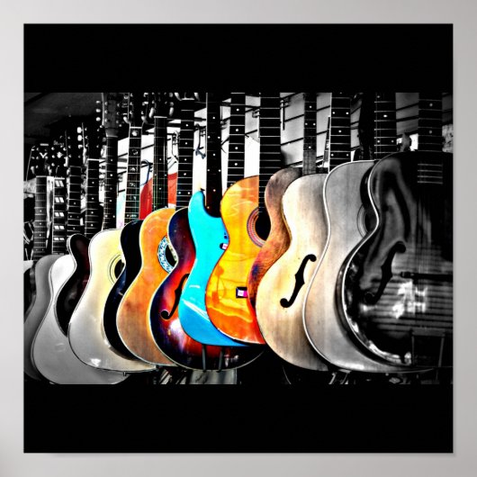 Poster Poster-Aimer les Arts-Guitares 2 (Devant)