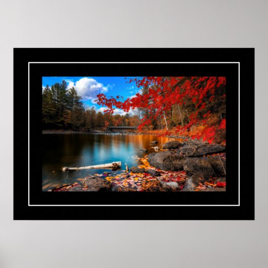 Poster Poster-Automne Scène Automne (Devant)