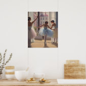 Poster Póster Bailarinas frente a la ventana (Cuisine)