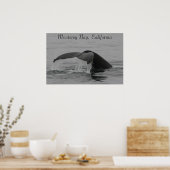 Poster Poster, Baleine Fluke, Monterey (Cuisine)