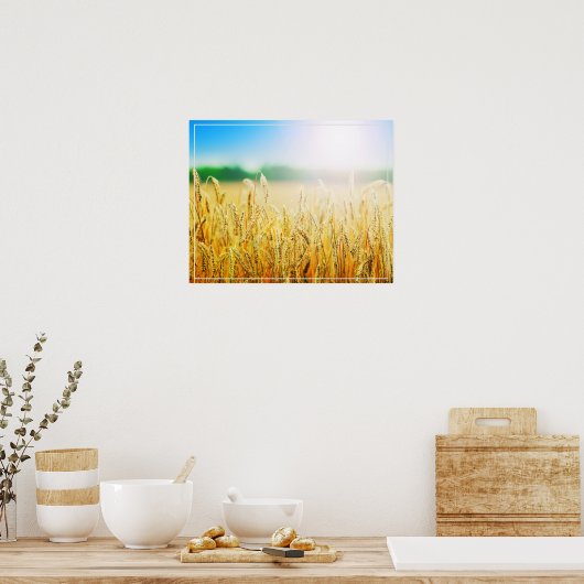 Poster Poster-Blé (Cuisine)