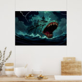 Poster Poster"Bonjour de l'Abysse" (Cuisine)