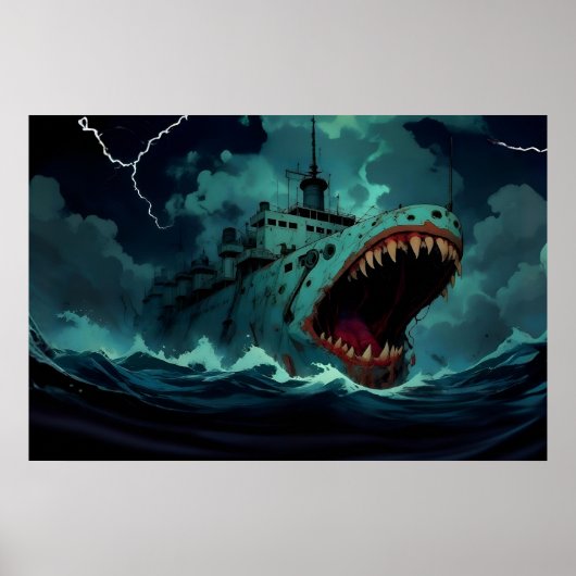 Poster Poster"Bonjour de l'Abysse" (Devant)