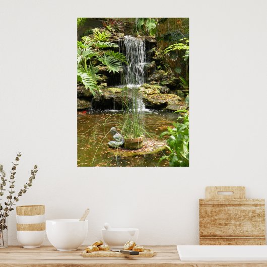 Poster Poster, cascade et sirène (Cuisine)