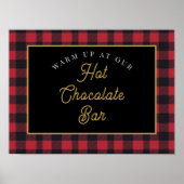 Poster Póster Chocolate Bar Rótulo Buffalo Plaid (Devant)