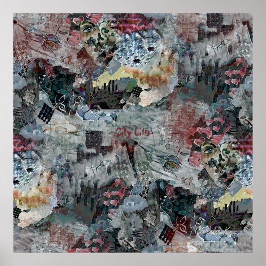 Poster Poster, City Life  (Devant)