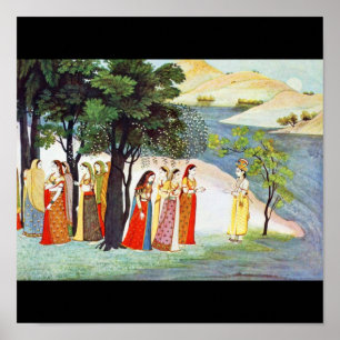 Poster Poster-Classic Art-Indischer Maler 8