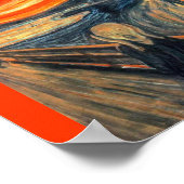 Poster Poster-classique Art-Munch-Le cri (Coin)