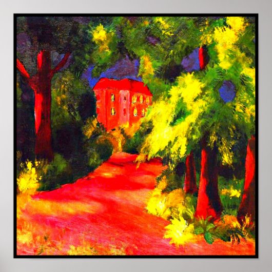 Poster Poster-classique/Vintage-août Macke 115 (Devant)