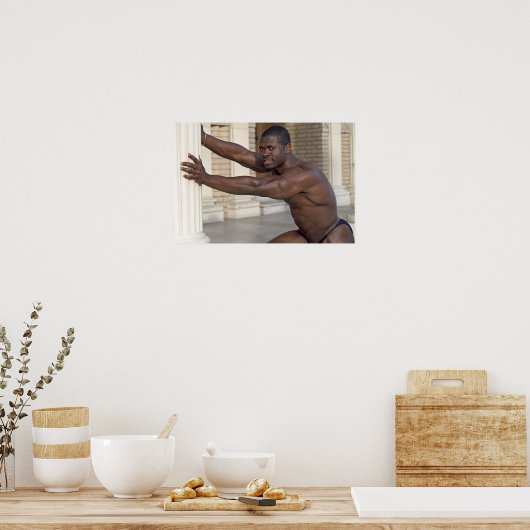 Poster Poster, Colonne Jean Scutt Poussant (Cuisine)