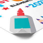 Poster Póster Colorido Primer Día Del Rótulo Escolar (Coin)