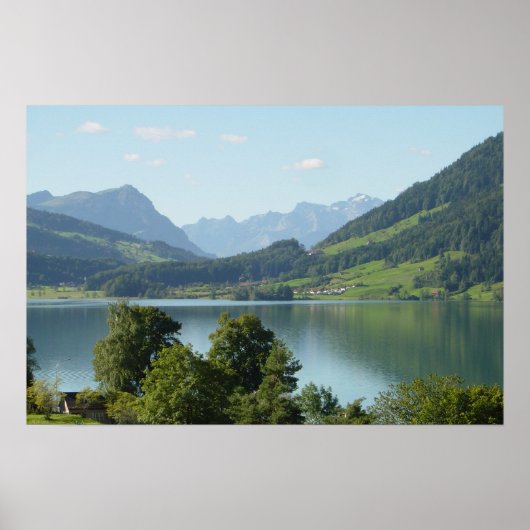 POSTER POSTER, DANS LES ALPES SUISSES (Devant)