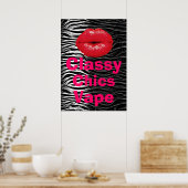 Poster poster de animal Classy Chics Vape Premium (Cuisine)