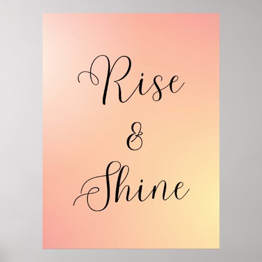 Poster "Poster de la relève et de la brillance - Citation (Devant)