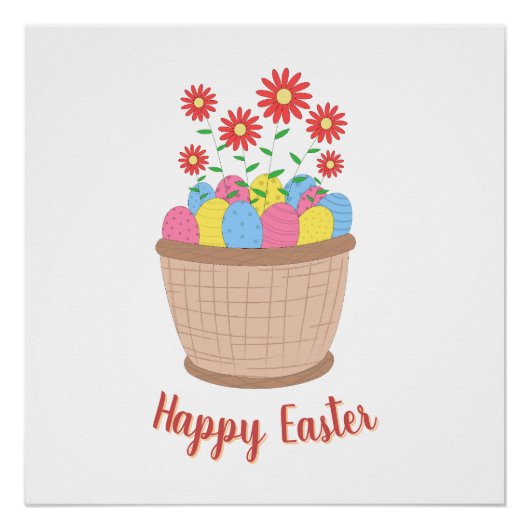 Poster Pôster de Páscoa (Happy Easter) (Devant)